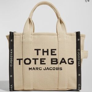 EUC like new Marc Jacobs The Jacquard Mini Tote Bag in “Warm Sand”